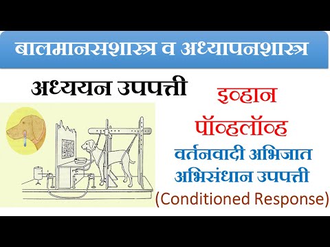 MAHA TET | बालमानसशास्त्र व अध्यापनशास्त्र | उपपत्ती -पॉव्हलॉव्ह  यांची अभिजात अभिसंधान