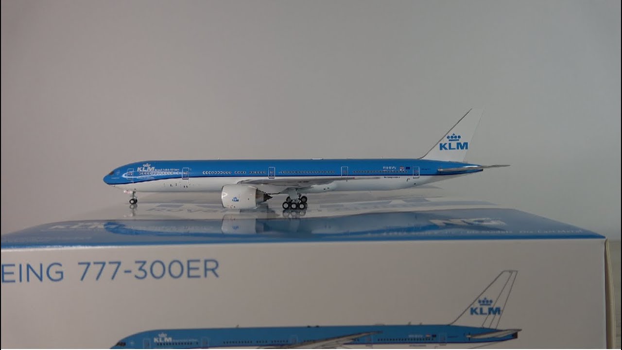 FANTASTIC NG Models KLM Boeing 777-300ER Model Unboxing & Review