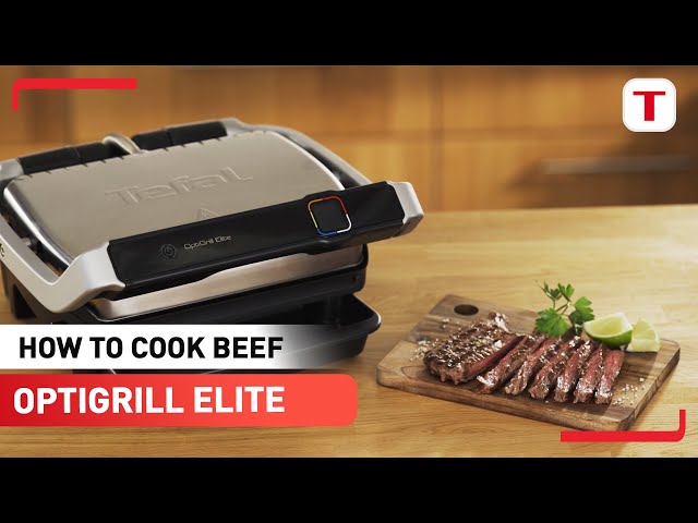 Cook the perfect steak to your taste with the Tefal GC702 OptiGrill Smart  Grill - Appliances Online 