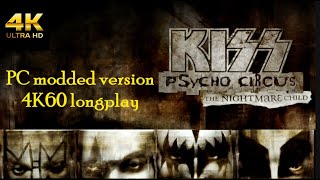 Kiss Psycho Circus The Nightmare Child Pc 4K60 Longplay Full Game Walkthrough No Commentary