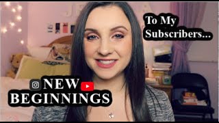 I HAVE A BIG ANNOUNCEMENT! LIFE UPDATE | NEW BEGINNINGS | NEW ASMR CHANNEL