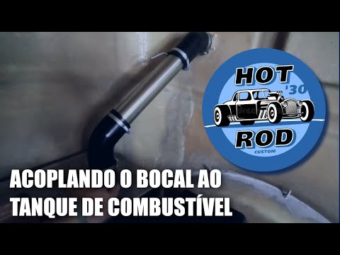 CONSTRUÇÃO DE HOTRODS - ACOPLANDO O BOCAL AO TANQUE DE COMBUSTÍVEL UTILIZANDO TUBO DE DUAS POLEGADAS