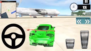 Modern Car Transporter Plane 3D: Green and Blue Car Transoprt - Android GamePlay#2 screenshot 4