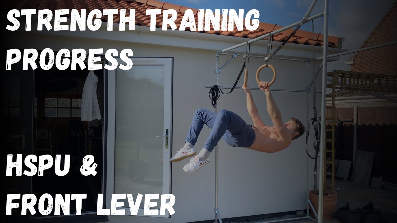 Strength Training Progress - HSPU & Front Lever - February 2023 - YouTube