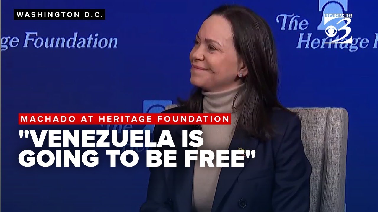 FULL SPEECH: Maria Machado says Venezuela will be free with the help of the United States