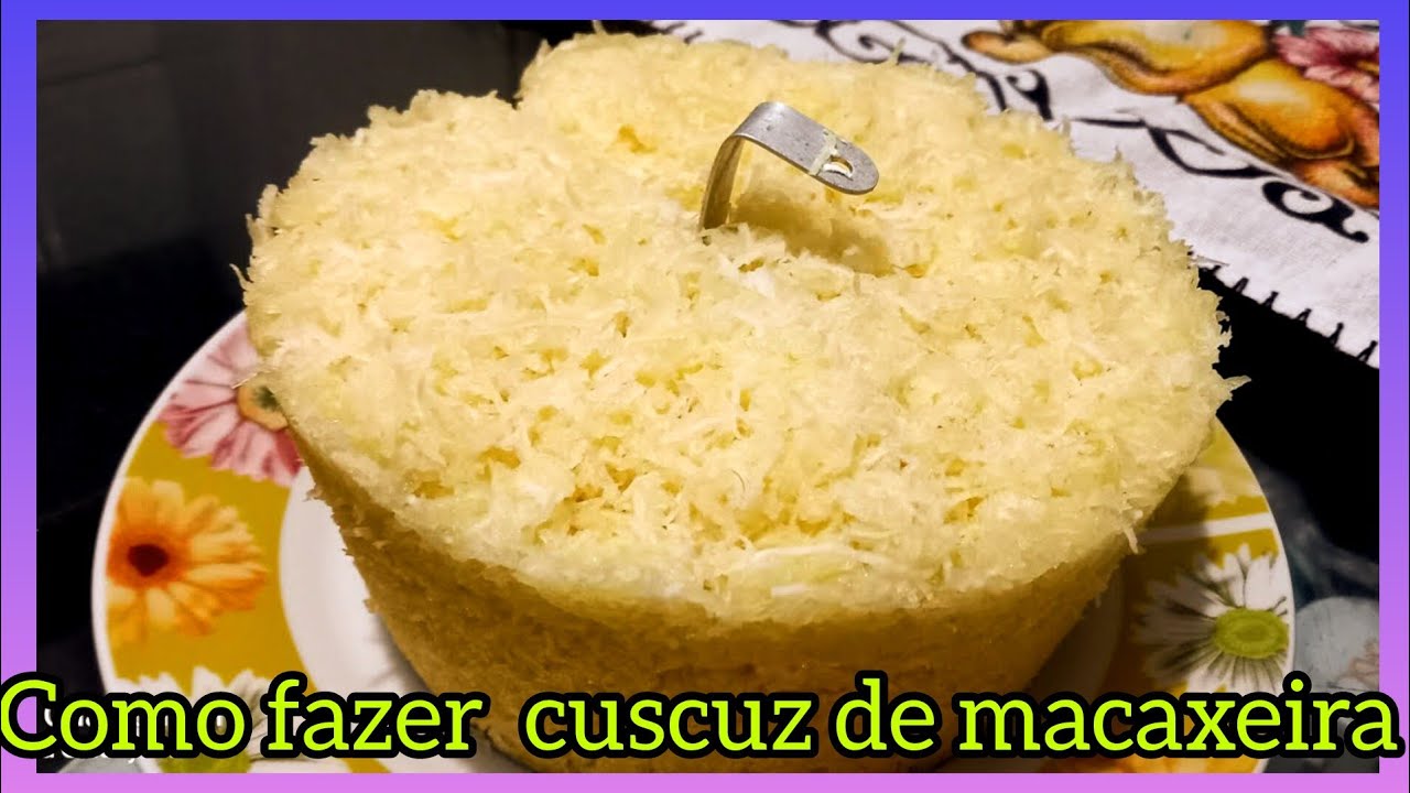 # como  fazer cuscuz de macaxeira  # muito simples de fazer #para o seu café ☕ dá manhã
