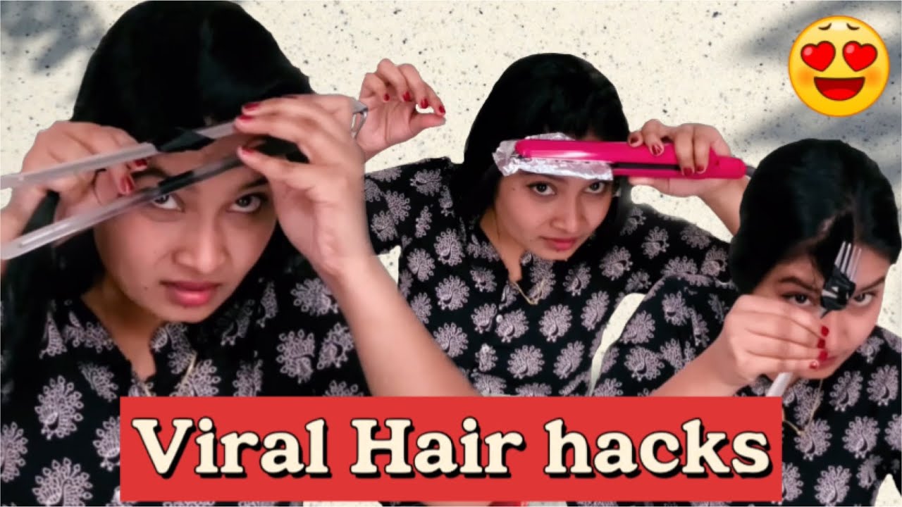I tried Viral Hair Hacks 🤪 || princesshut 👑🛖