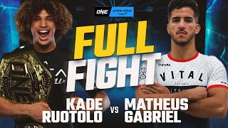 Kade Ruotolo vs. Matheus Gabriel | ONE Championship Full Fight