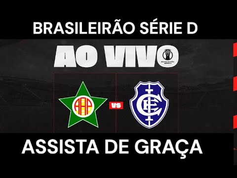 PORTUGUESA-RJ X ITABUNA ASSISTA DE GRAÇA BRASILEIRÃO - SÉRIE D