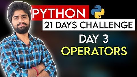 7 Types Of Operators In python You should KNOW as beginner 🔰 | Python full course | codingfataka