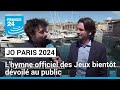 À Marseille, le directeur musical des Jeux s&#39;apprête à dévoiler l&#39;hymne officiel de Paris 2024