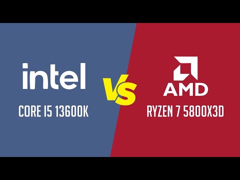 Intel Core i5 13600K vs AMD Ryzen 7 5800X3D - Apps and games benchmark