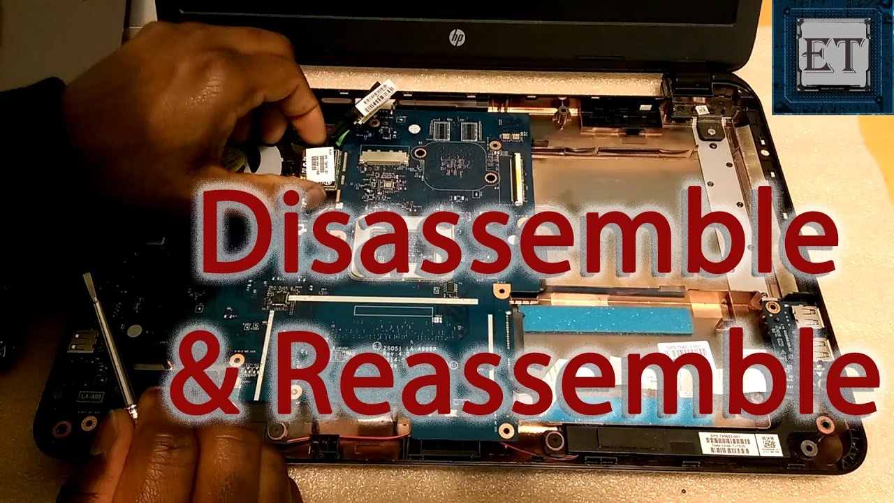 Hp 255 G3 Disassemble Reassemble Change Of Components Youtube