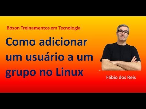 Vídeo: Como Adicionar Um Usuário A Um Grupo Linux