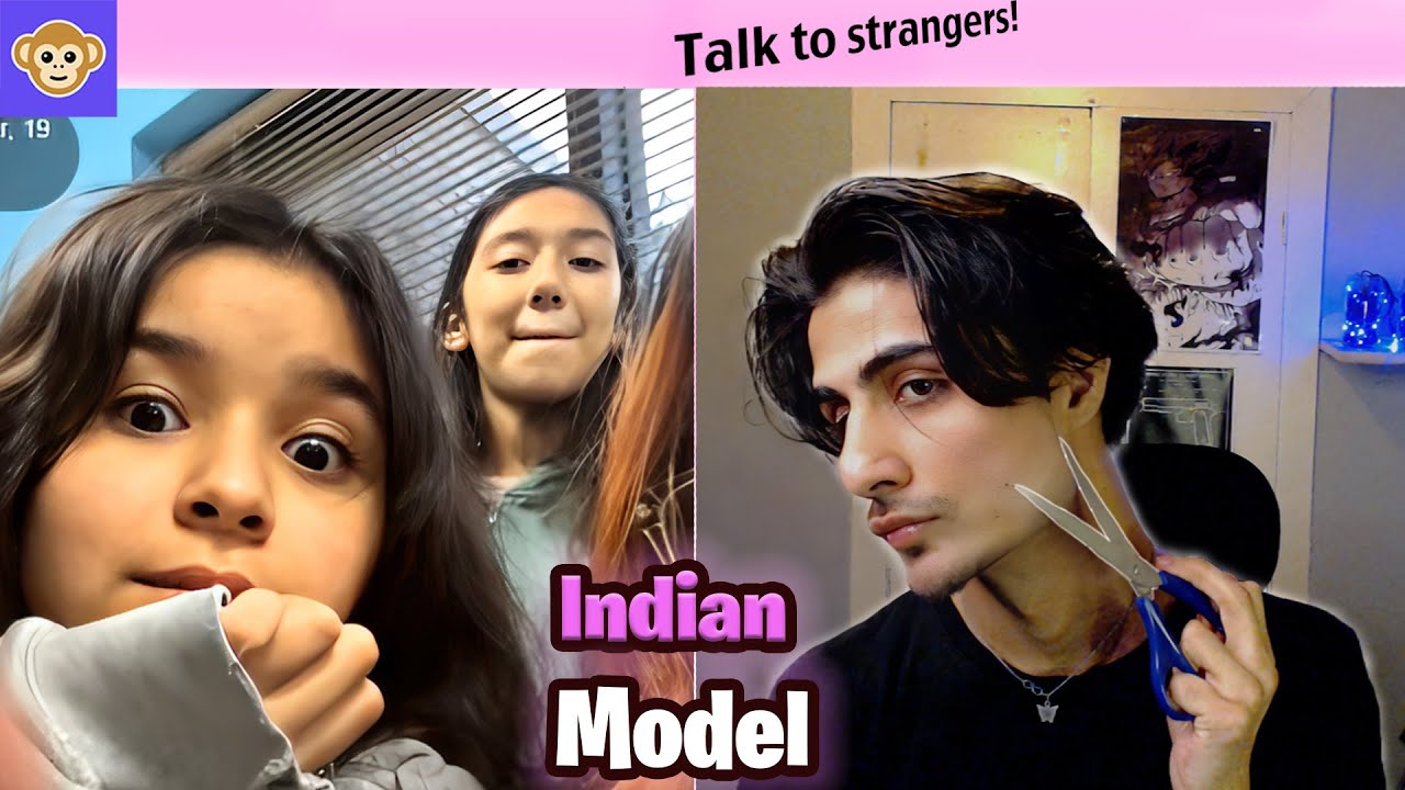 Индийская модель отправляется в приложение Monkey | Получаем реакцию каждой девушки