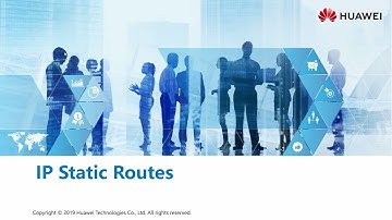 Chapter 16: IP Static Routes