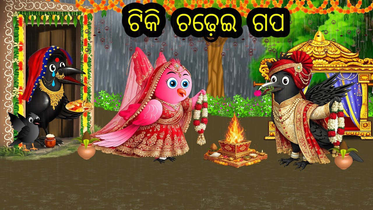 /ଦୁଇ ଅନାଥ ଚଢ଼େଇ ଛୁଆ//ଟିକି ଚଢ଼େଇ ଓ ଦୁଷ୍ଟ କାଉ ମାନଙ୍କ ଗପ// ଆଈମା କାହାଣୀ// ପରୀ କାହାଣୀ// #cartoonstory 