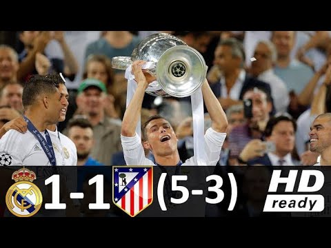 Final Liga Champions Real Madrid vs Atletico Madrid | 1-1 (5-3) HD 29-05-2016