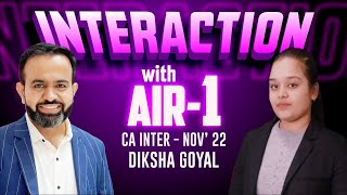 Meet Air-1 Ca Inter Diksha Goyal