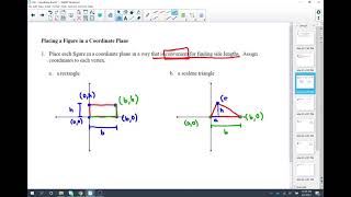 12 8 Example 1   Placing Figures in the Coordinate Plane