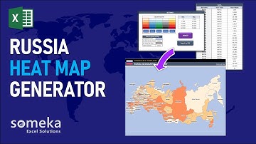 Russia Heat Map Generator | Editable Heat Map in Excel!