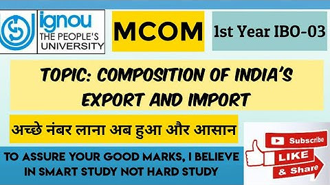 IBO 03 || COMPOSITION OF INDIA