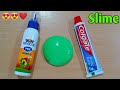 How to make slime with Fevicol and Colgate Toothpaste at home l How To Make Slime l No Glue Slime