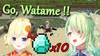 Fauna wins a lot of Diamonds thanks to Watame !