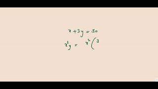 Question 1 (2 points) Find two non-negative numbers X and y such that x+3y-30 and x^2y is minimized…