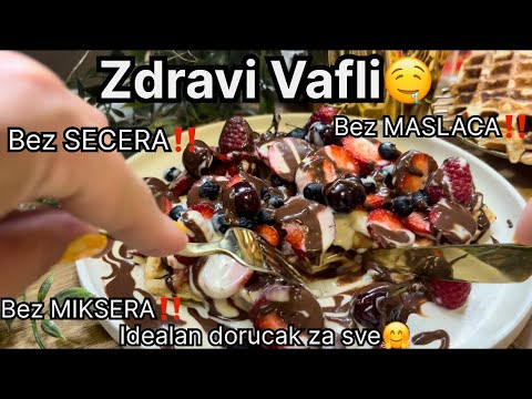 Zdravi Vafli Recept