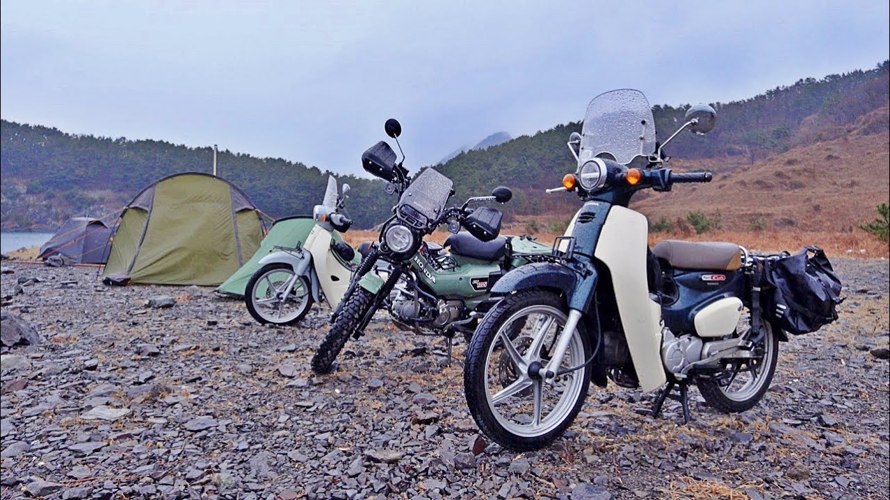 Наслаждайтесь Moto Camping на острове