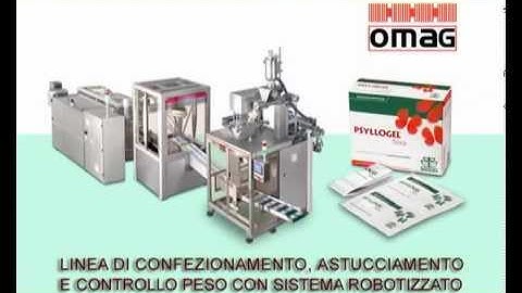 Omag Sachet C3 4 auger filler robot complete line