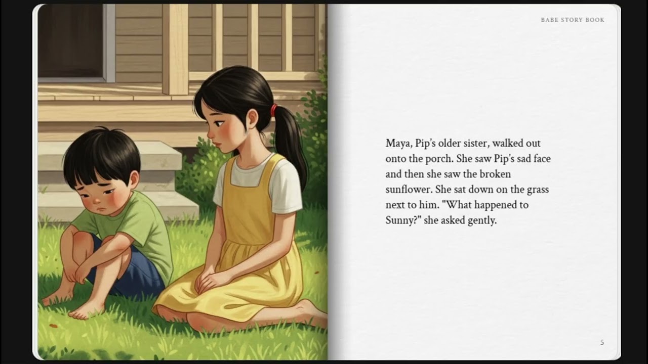 Saying Sorry to the Sunflower 🌻🥺💛 | A Gentle Kids Moral Story