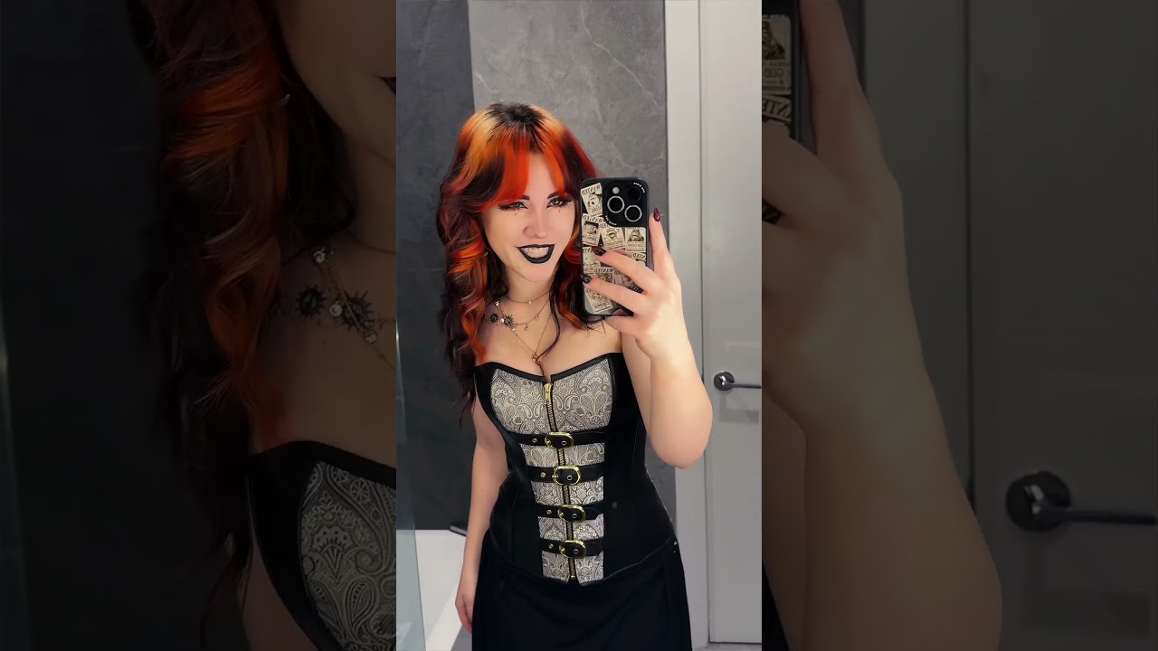 Fox Hair Dye😩🦊 #foxhair #hairdye #spookyseason #fall #hairtransformation #hairtransition #gothic