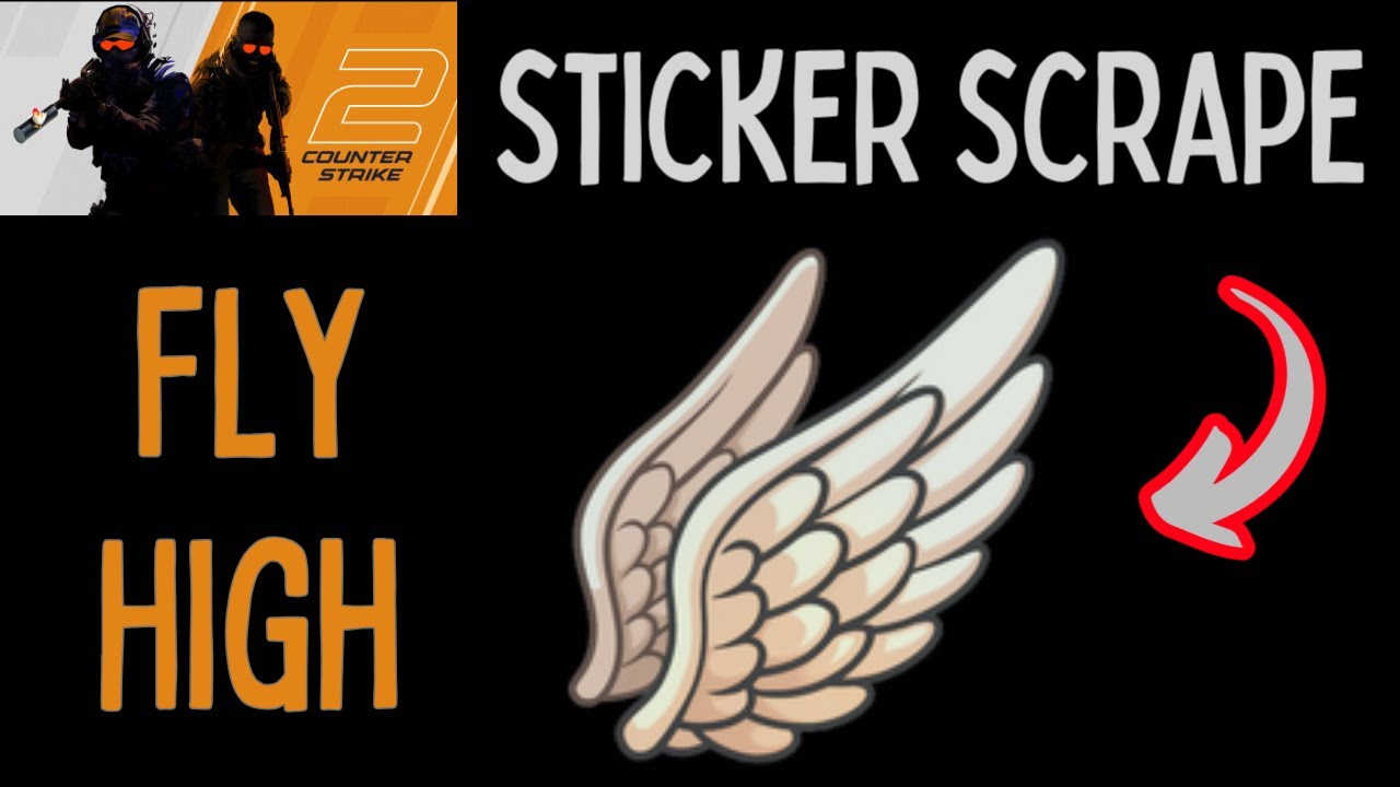Fly High Sticker Scrape #csgo #cs2 #cs2skins - YouTube