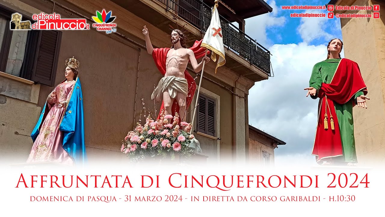 Affruntata di Cinquefrondi 2024 | IN DIRETTA da Corso Garibaldi | Domenica di Pasqua 31/03/2024