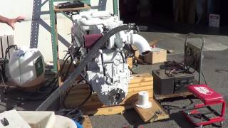 Cummins Marine 6BT 210 with DMT 70 Gear - First Run Test at Seaboard Marine - Engine #2