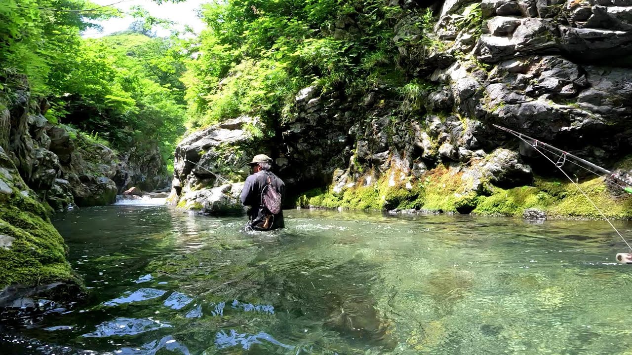 【陸路では行けない】大物が遡上する源流に連れてってもらった