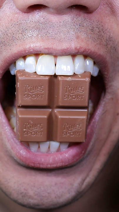 ASMR Ritter SPORT Chocolate 😳