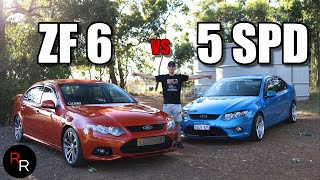 ZF 6 Speed vs 5 Speed Auto! NA FG XR6 Comparison*