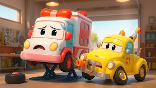 The Ambulance gets a flat tire! | Car Repair