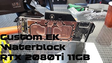Installing EK Waterblock on RTX 2080Ti 11GB