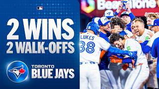 Two wins, TWO WALK-OFFS for the Toronto Blue Jays to open 2026! (Full celebration) | MLB Highlights