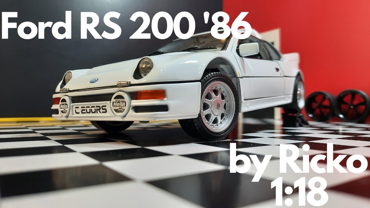1:18 Unboxing: Ford RS 200 '86 by Ricko - YouTube