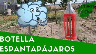 Espantapájaros con Botella de Refresco.