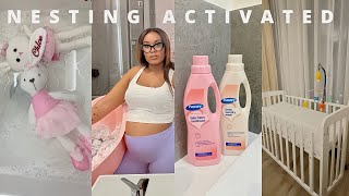 It’s Getting Real… Washing My Baby’s Clothes 🥹🍼 | Nesting (Vlog part 2)