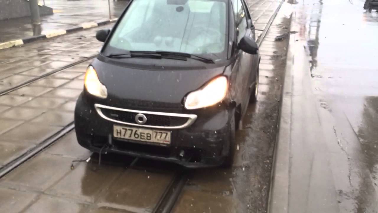 Смарт Брабус ДТП Москва - YouTube