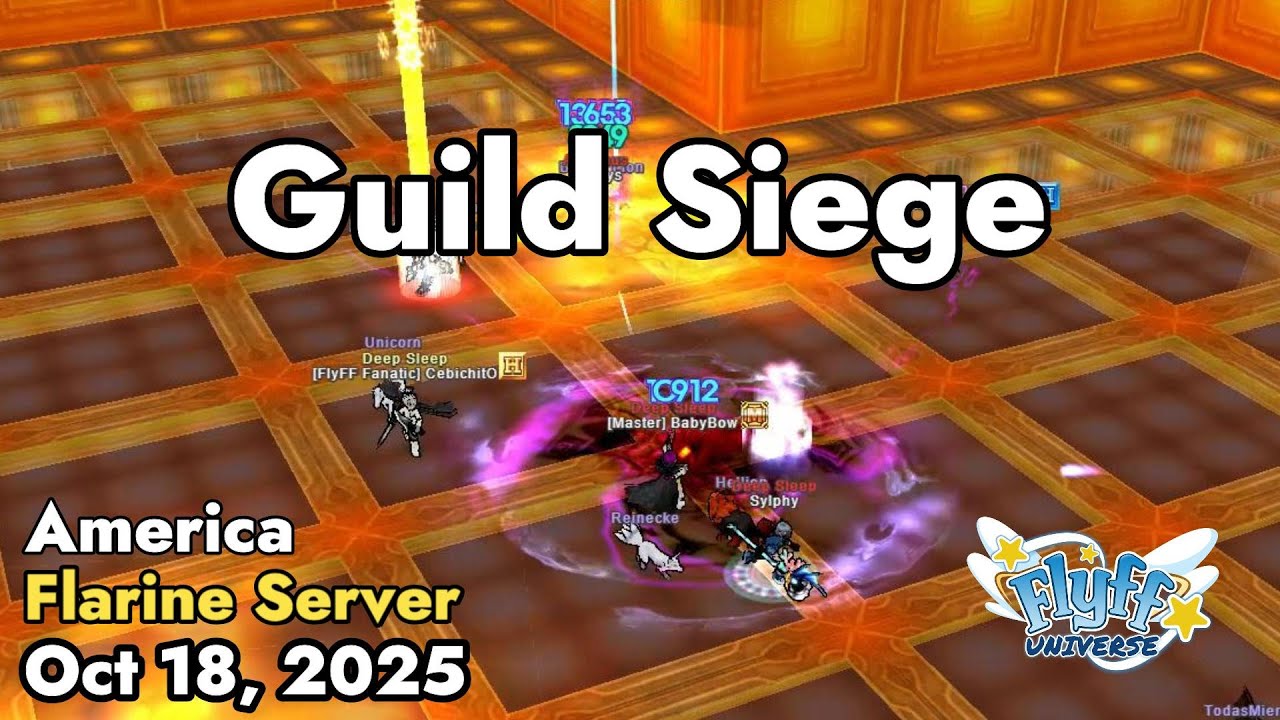 Guild Siege (Flarine Server) October 18, 2025 | Flyff Universe