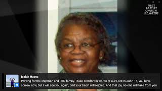 Friday, March 28, 2025 _ Deaconess Fannie Mae Shipman _ Homegoing Service