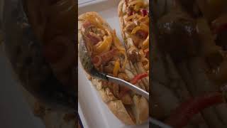 Buffalo Chicken Stuffed Garlic Bread